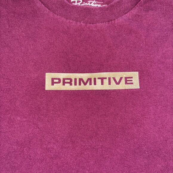 primitive t shirt medium Skateboarding Tee Virgin Mary Gothic - Picture 3 of 5